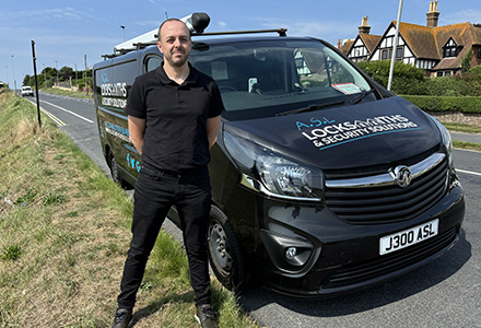 LBP locksmith brighton with van front